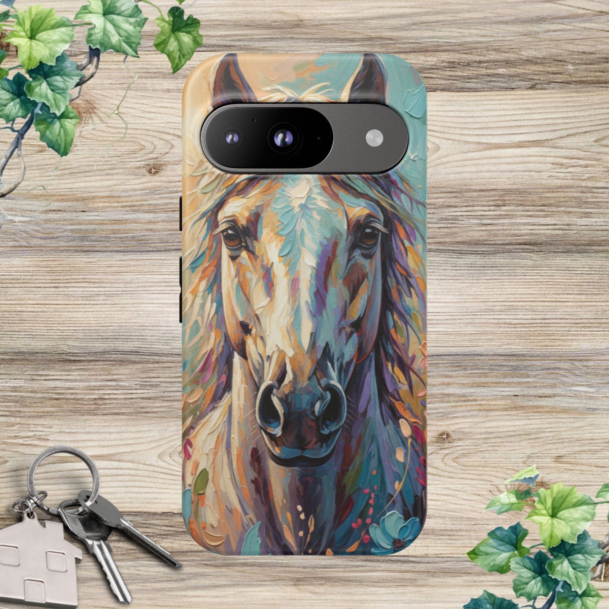 Blooming Spirit Horse Phone Case