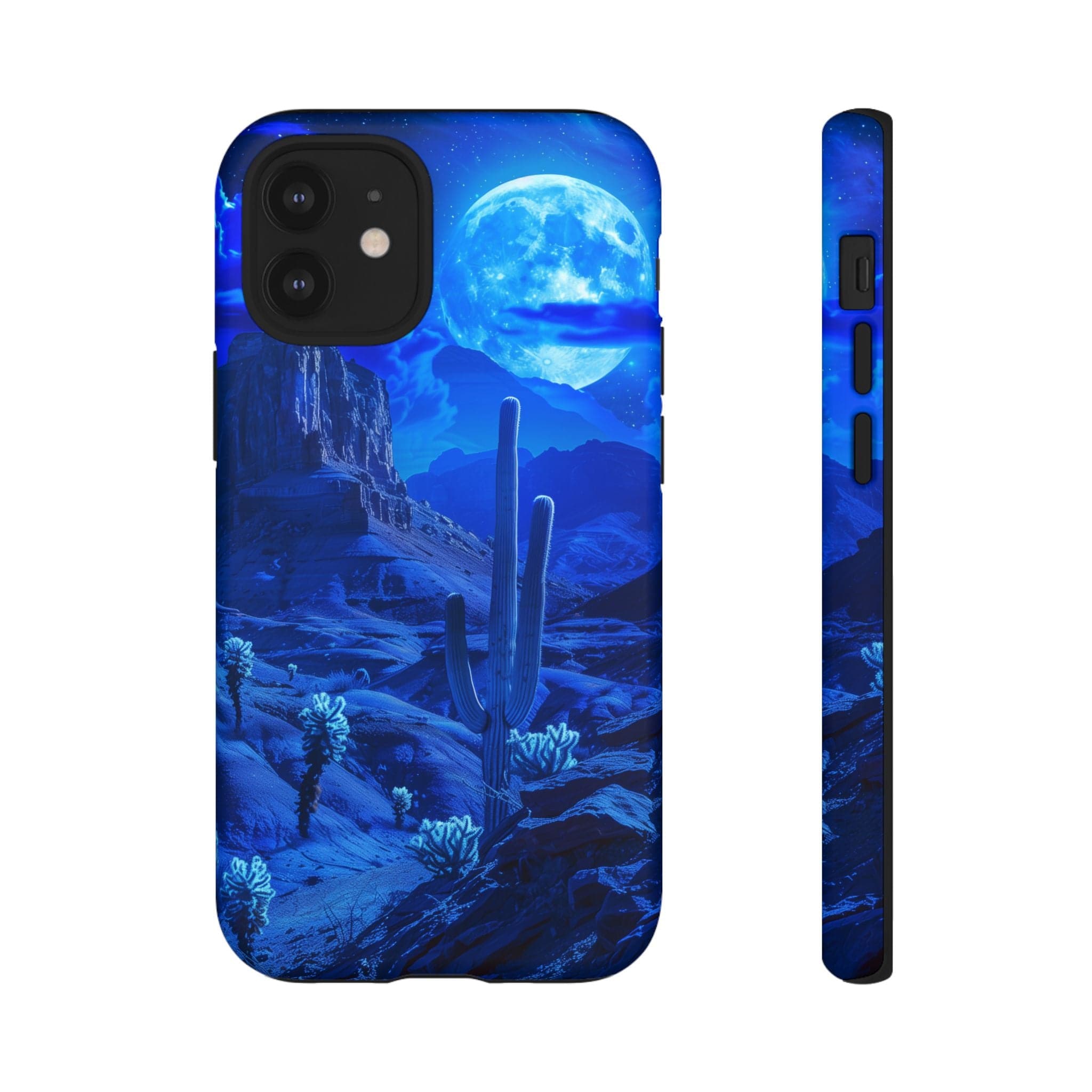 Blue Desert Moon Phone Case