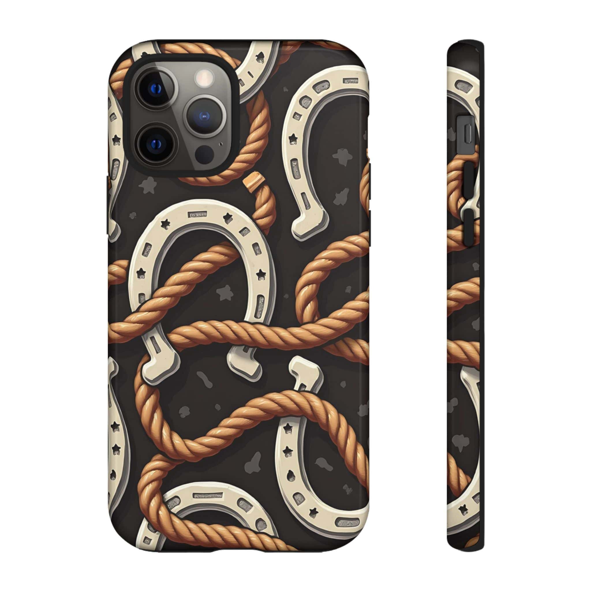 Horseshoes and Ropes-Phone Case