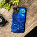 Blue Desert Moon Phone Case