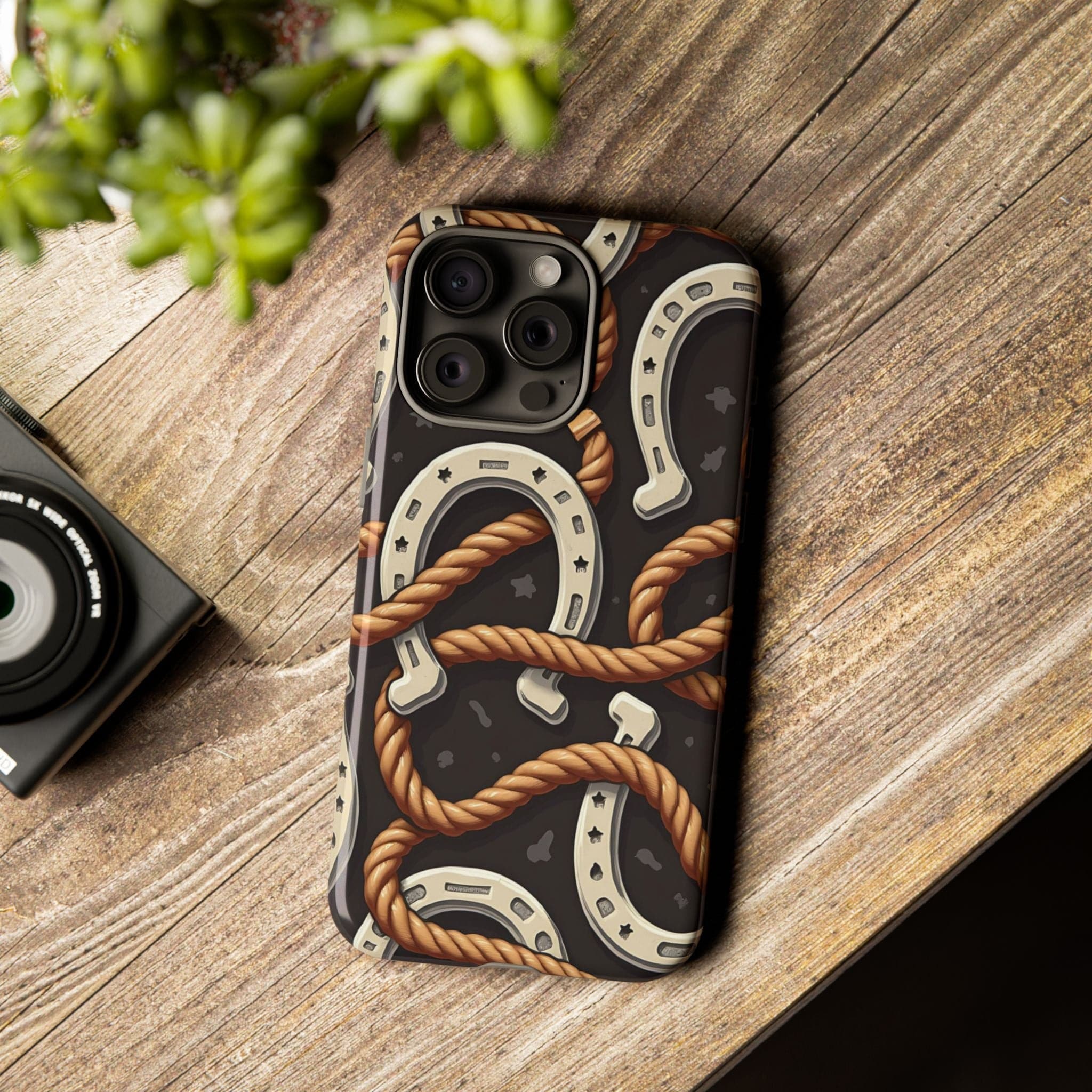 Horseshoes and Ropes-Phone Case