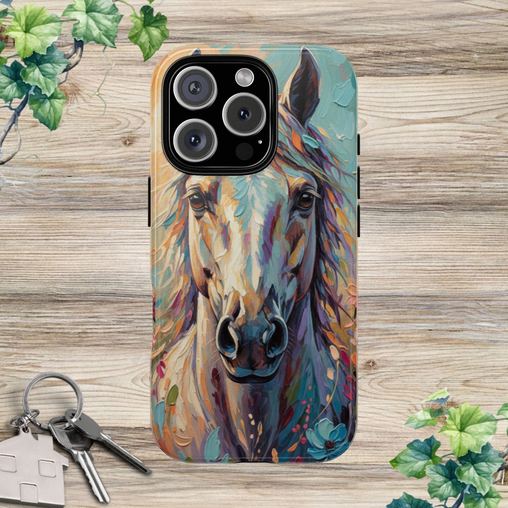 Blooming Spirit Horse Phone Case