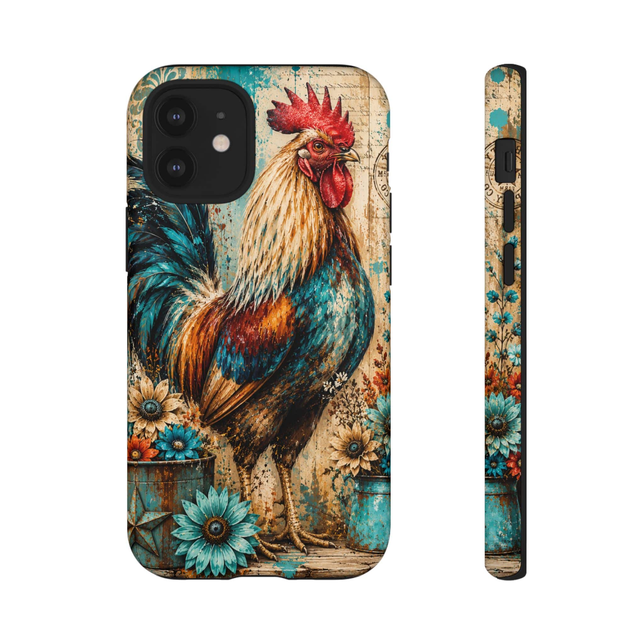 Rustic Farmhouse Rooster Phone Case