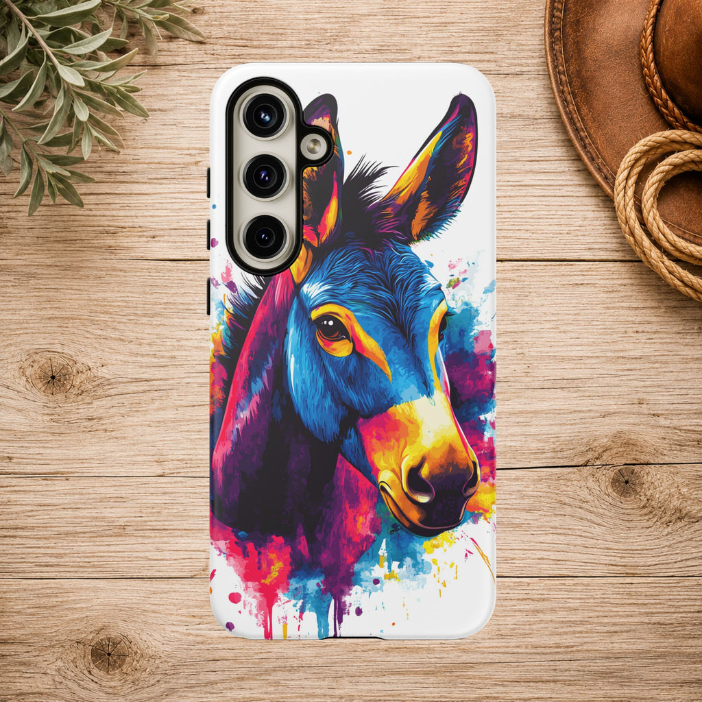 Color Splash Donkey Phone Case