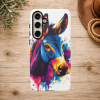 Color Splash Donkey Phone Case