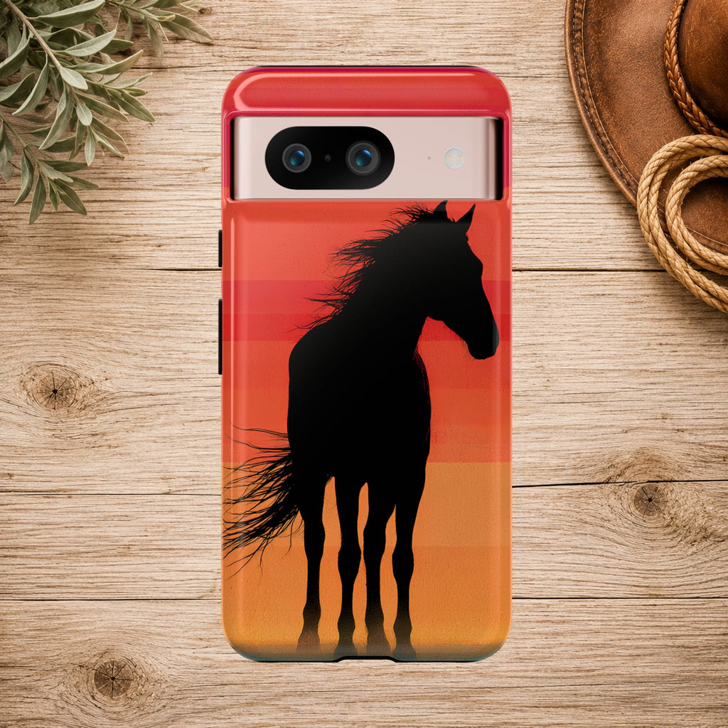 Sunset Spirit Horse Phone Case