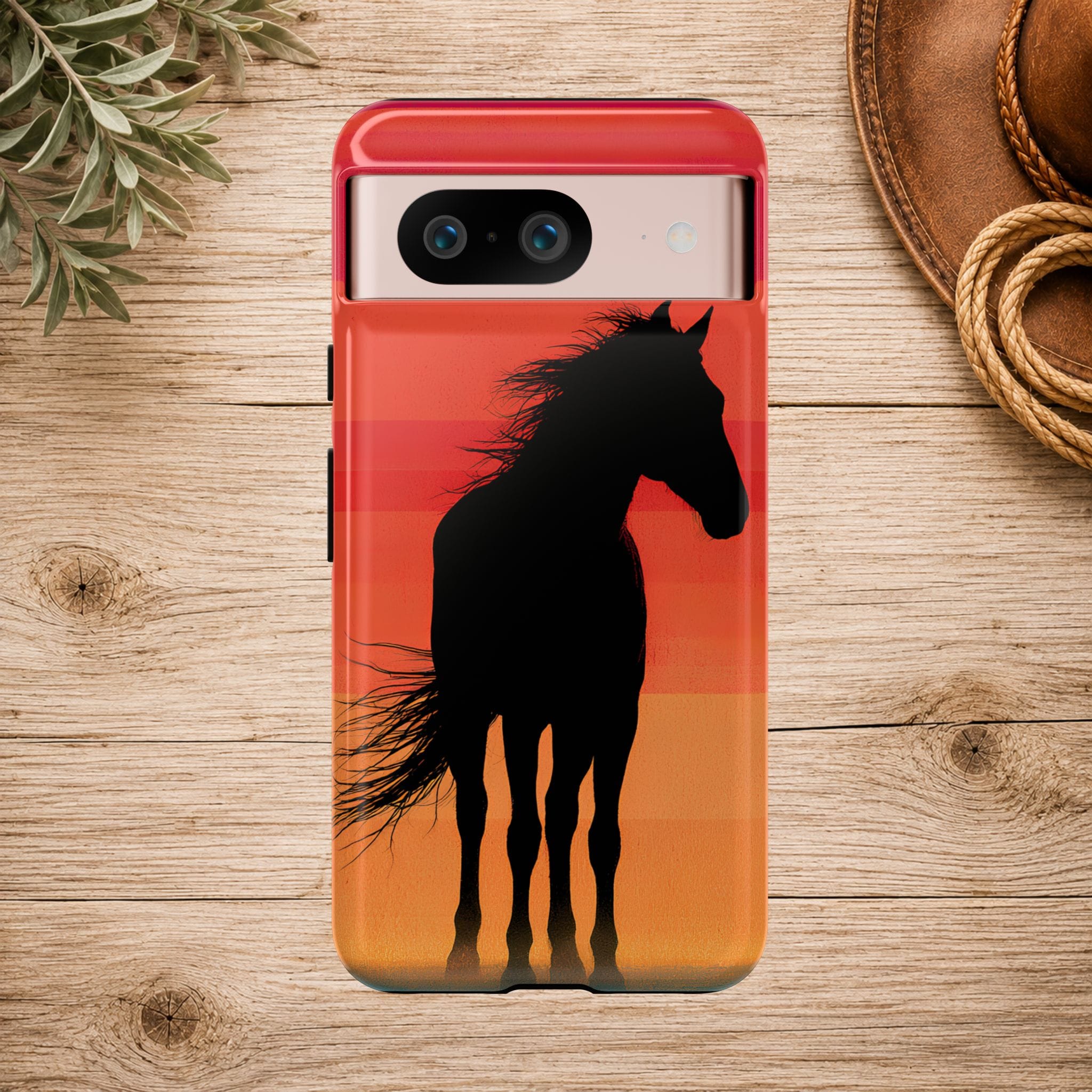 Sunset Spirit Horse Phone Case