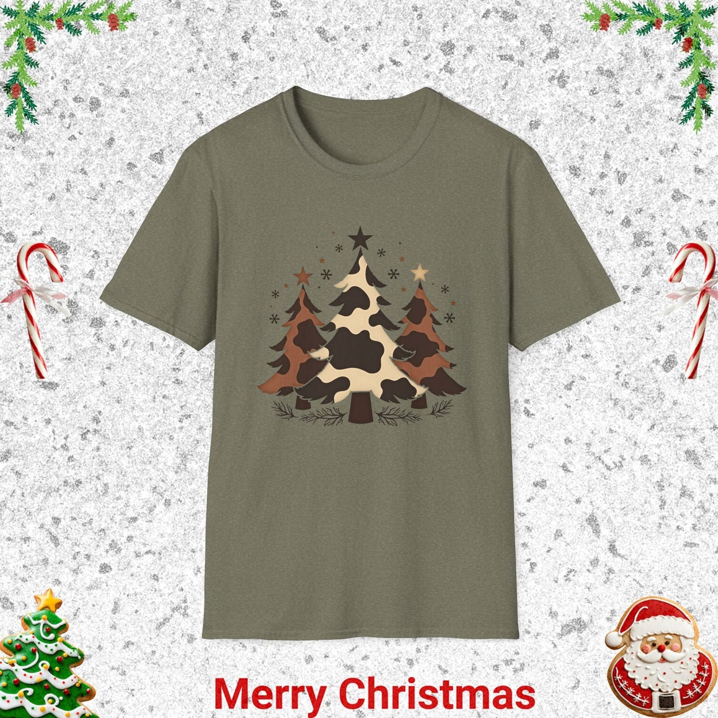 Softstyle Unisex T-Shirt - Cowboy trees