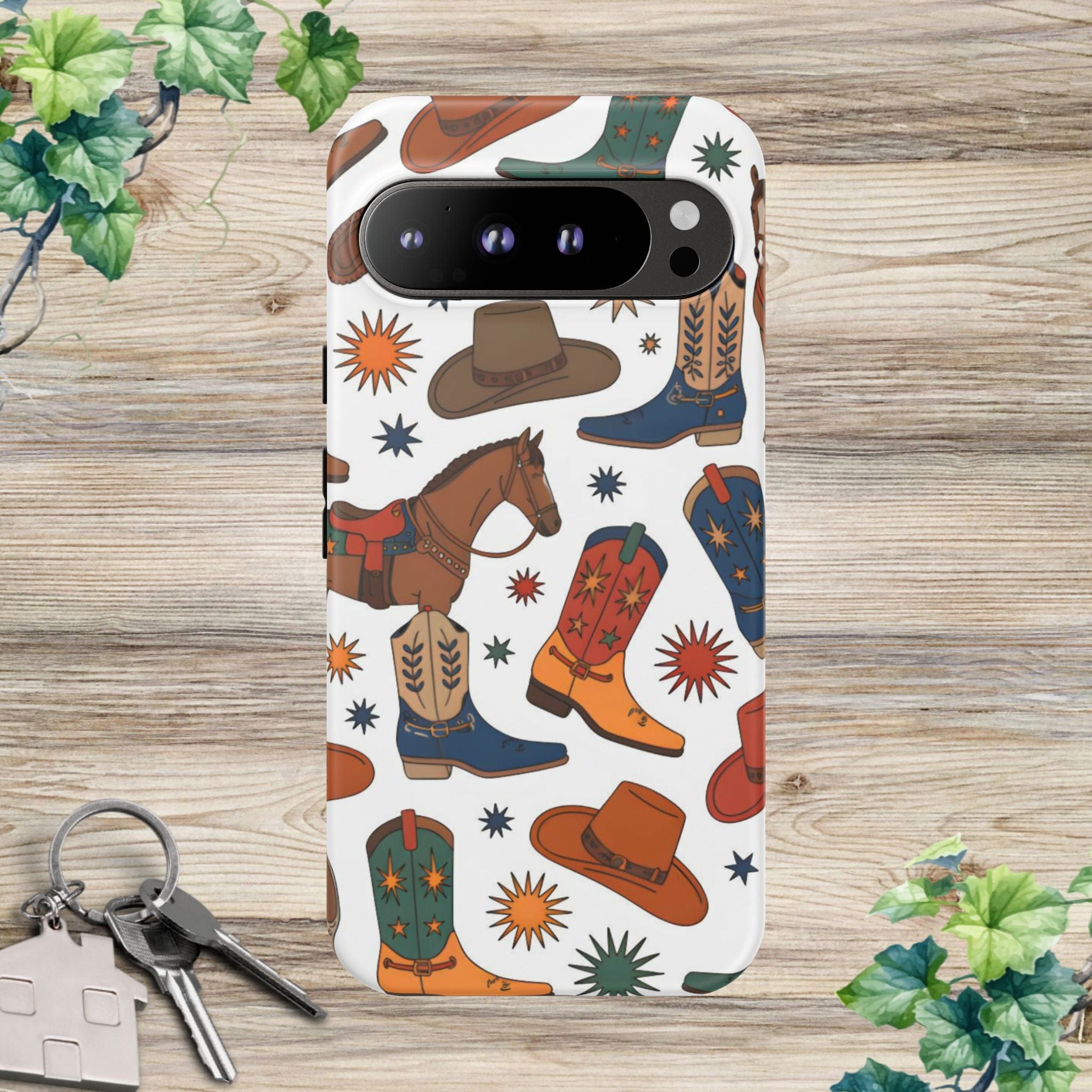 Cowboy Boots, Hats & Horses Phone Case