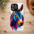 Color Splash Donkey Phone Case