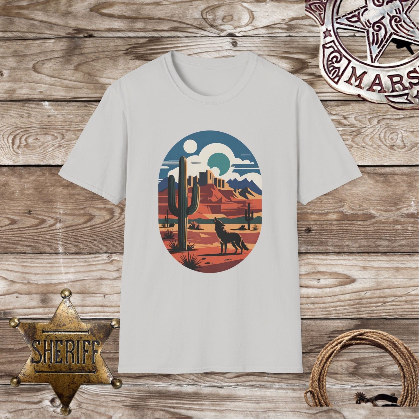 Softstyle Unisex T-Shirt - Desert Landscape Vibes