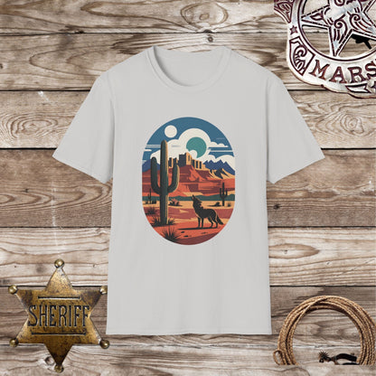 Softstyle Unisex T-Shirt - Desert Landscape Vibes