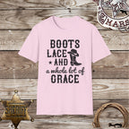 Boots, Lace and Grace-T-Shirt