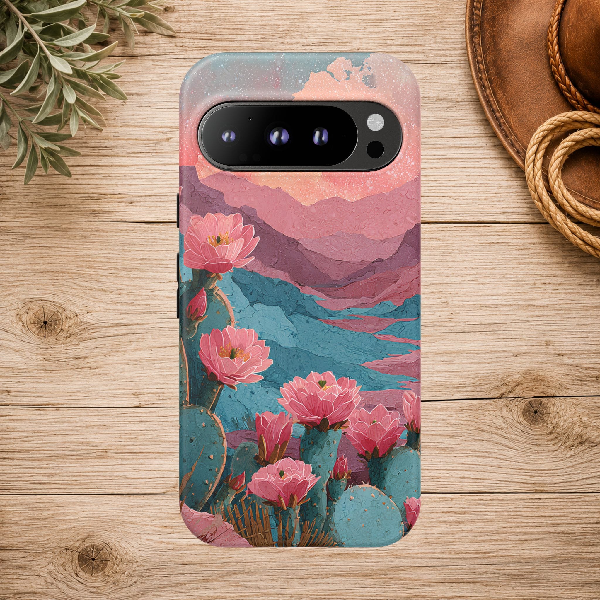 Desert Bloom Sunset Phone Case