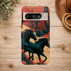 Desert Run Wild Horse Phone Case