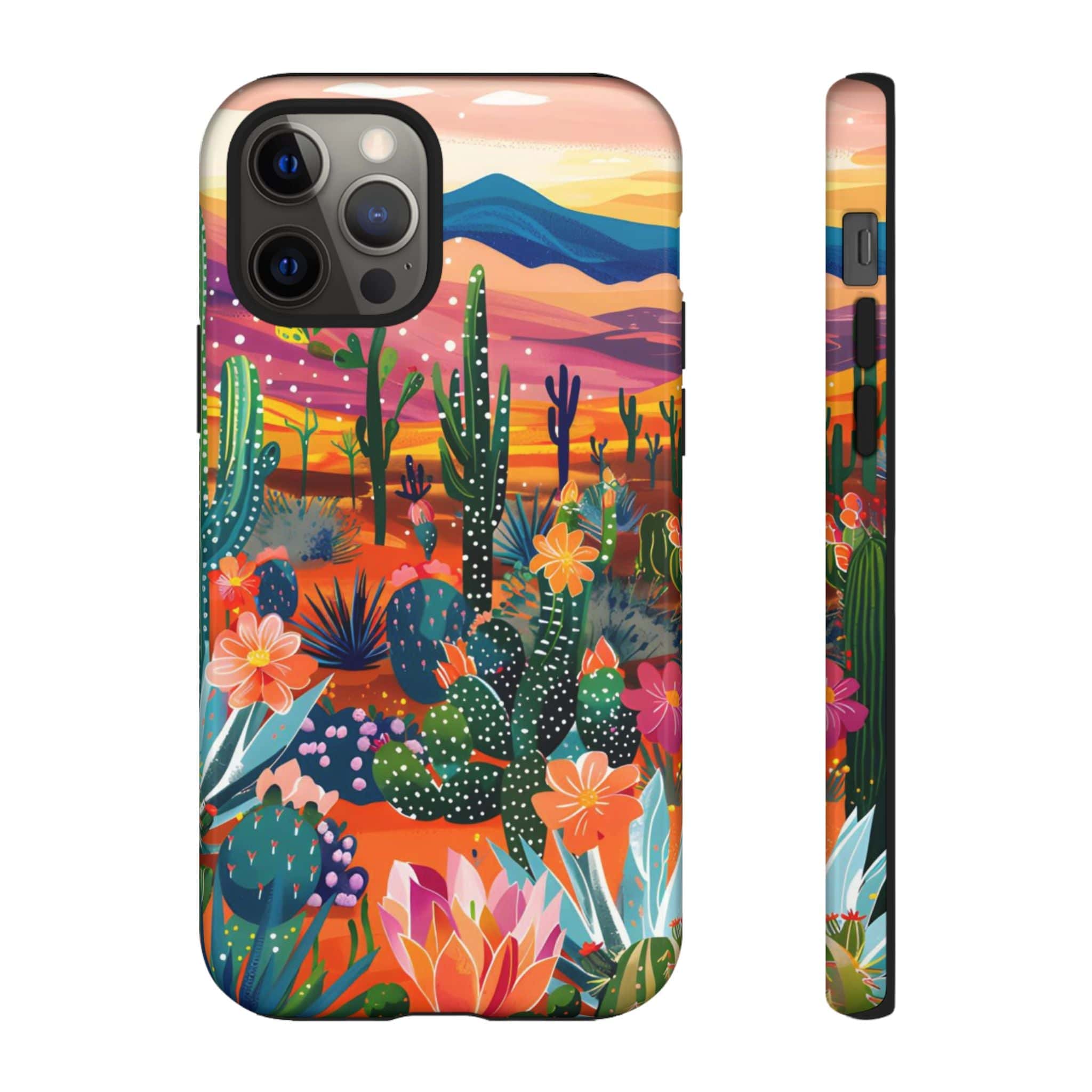 Colorful Cactus Phone Case