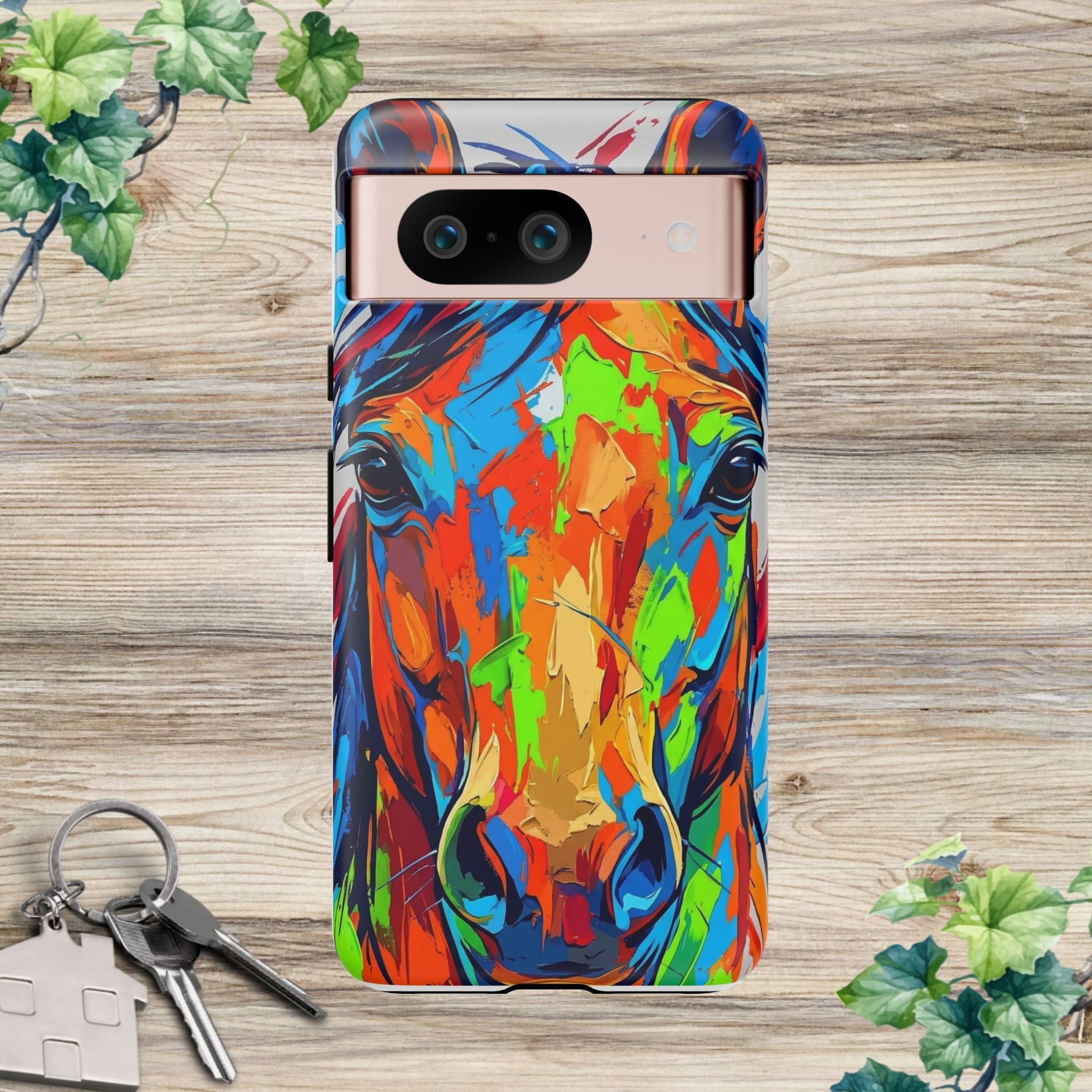Colorful Abstract Horse Phone Case