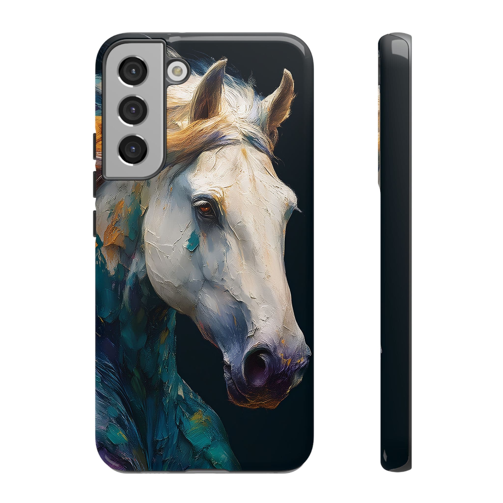 White Horse Art Phone Case