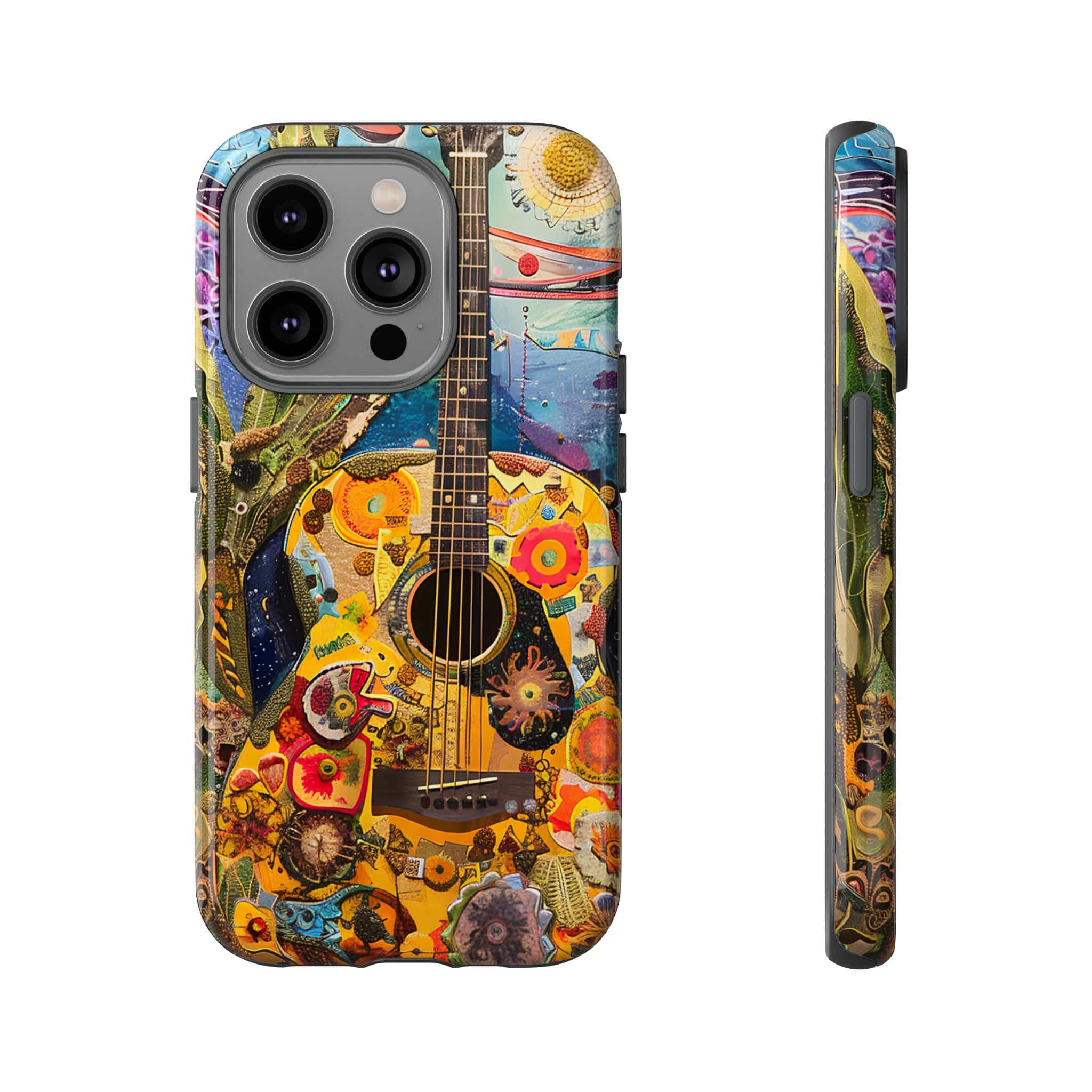 Floral Guitar- Phone Case