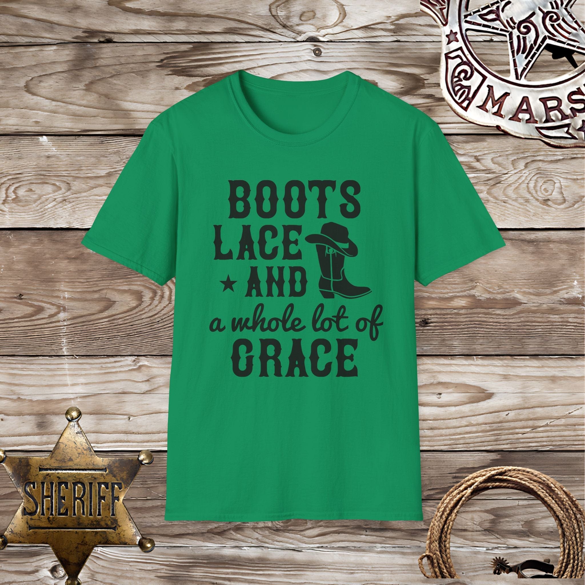 Boots, Lace and Grace-T-Shirt