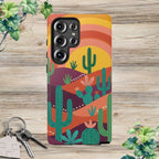 Desert Sunset Cactus Phone Case