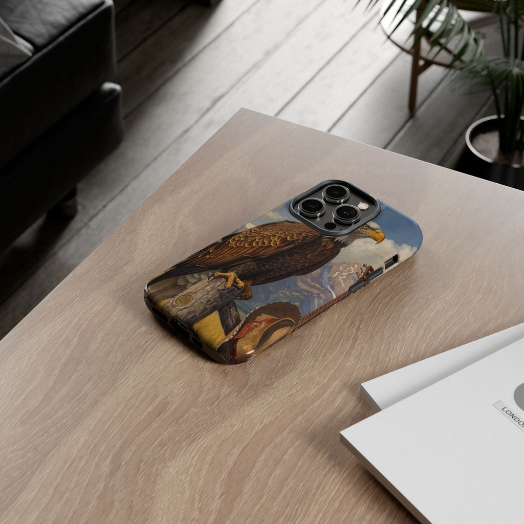 Vintage Bald Eagle Patriotic Phone Case