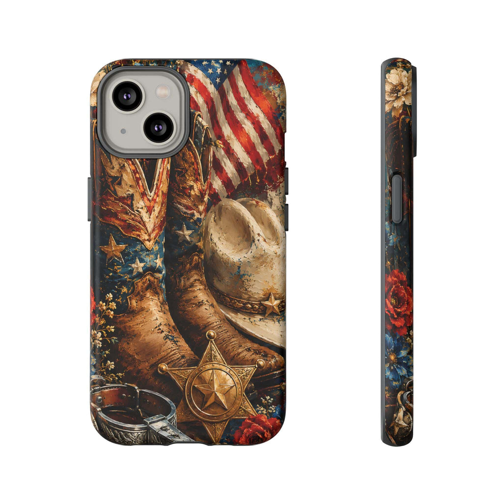 Patriotic Cowgirl Phone Case