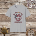Faith Flag Freedom-T-Shirt
