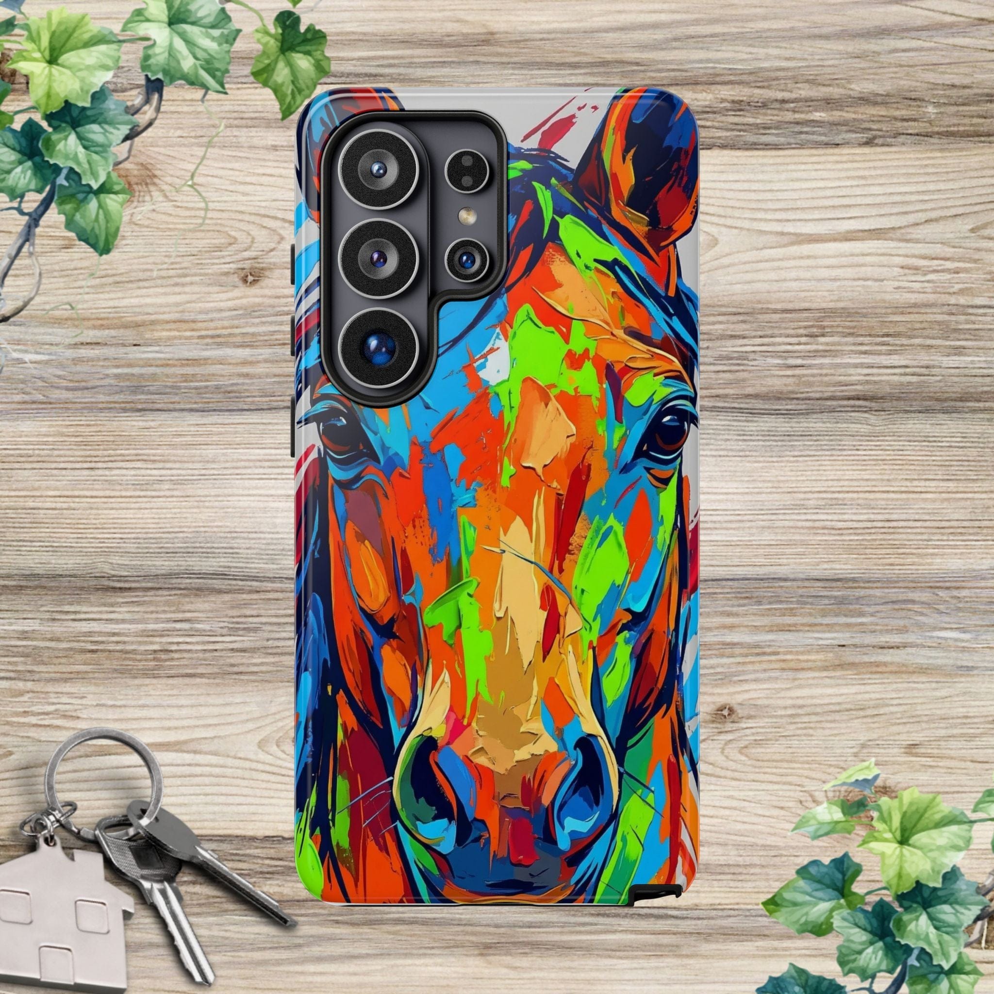 Colorful Abstract Horse Phone Case