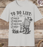 To Do List Coffee T-Shirt —