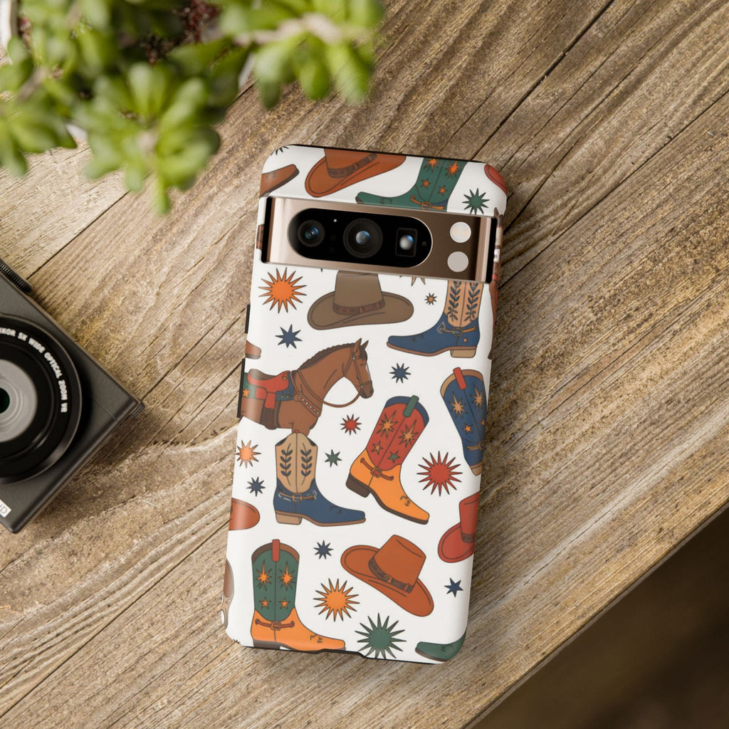 Cowboy Boots, Hats & Horses Phone Case