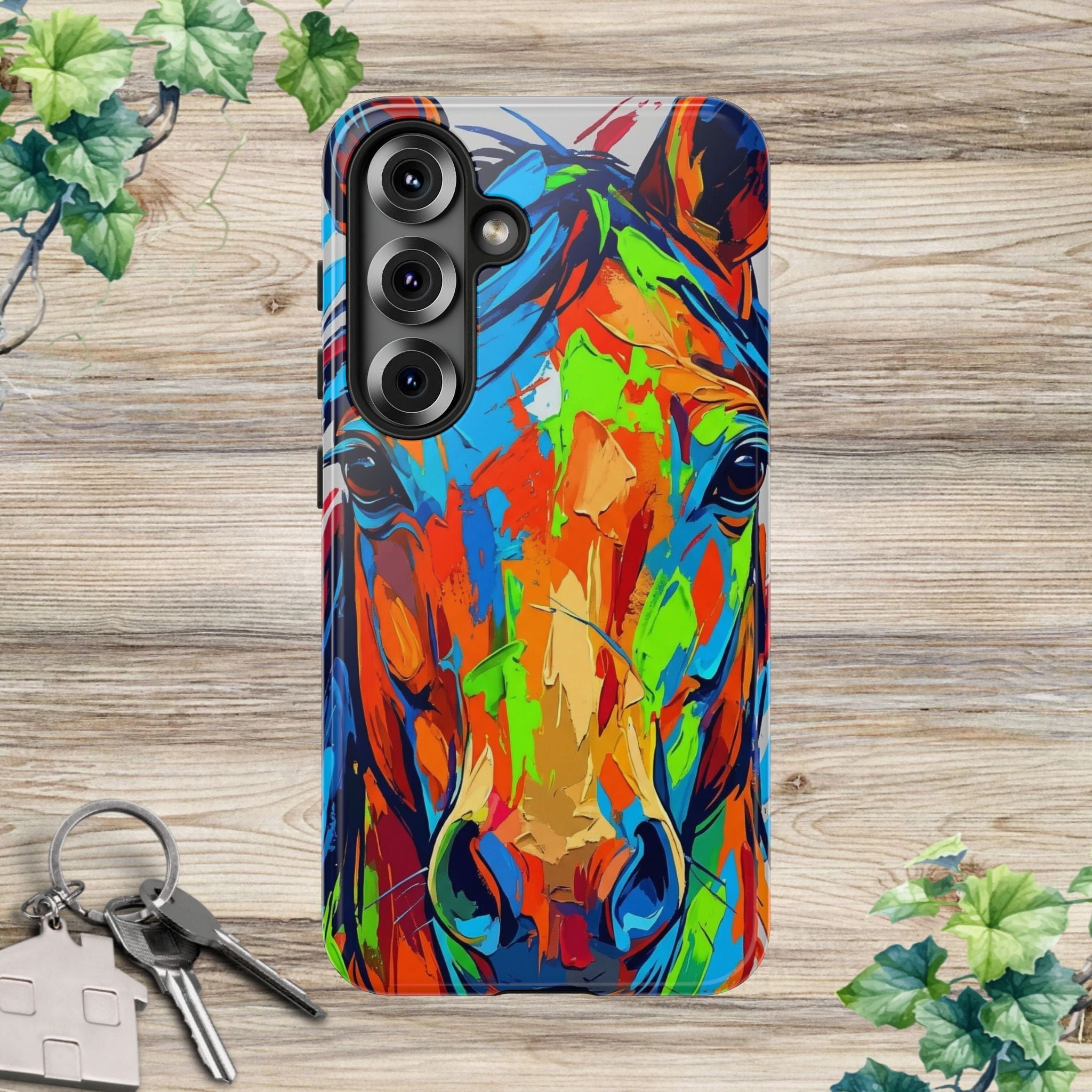 Colorful Abstract Horse Phone Case
