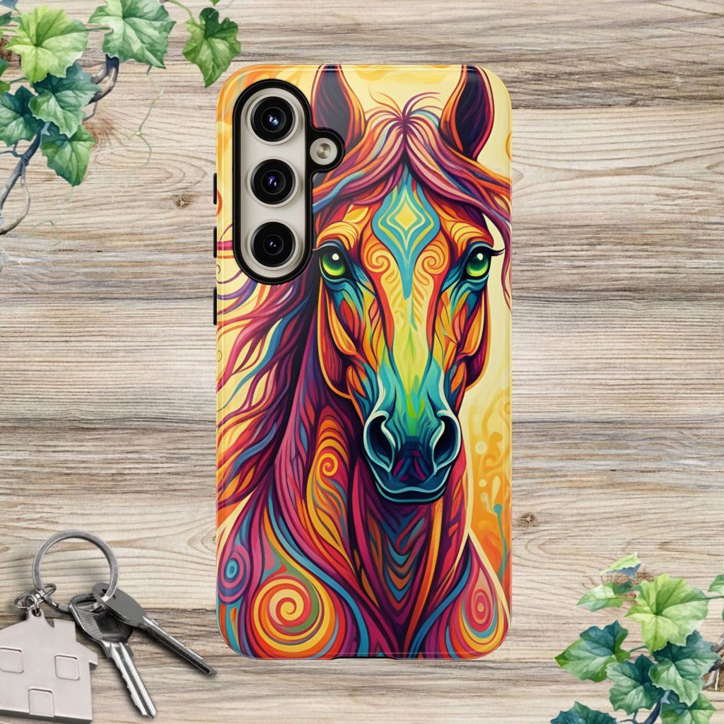 Vibrant Swirl Stallion - Phone Cover