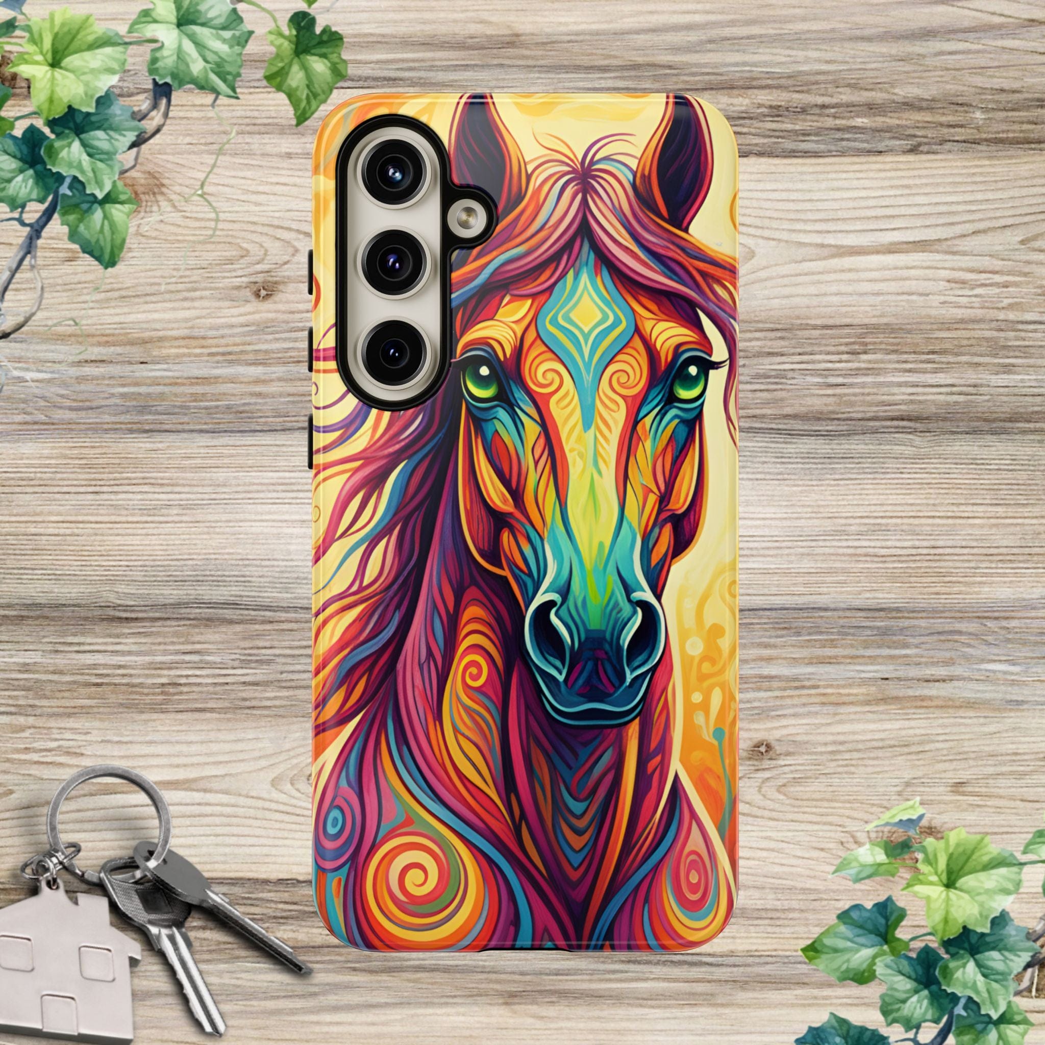 Vibrant Swirl Stallion - Phone Cover
