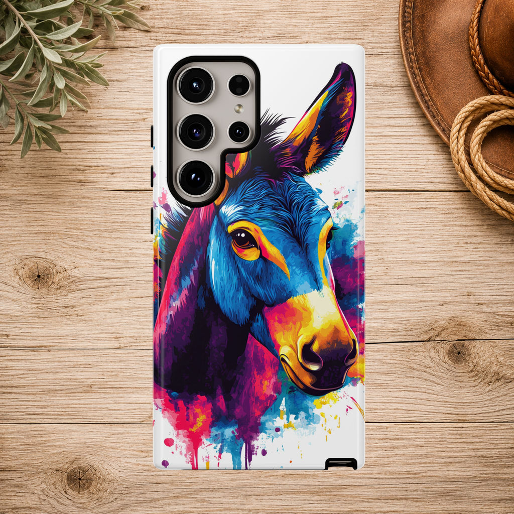Color Splash Donkey Phone Case
