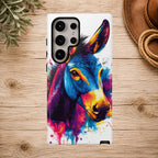 Color Splash Donkey Phone Case