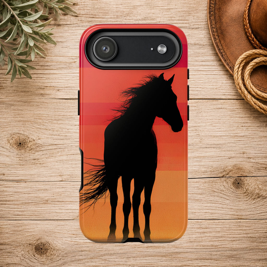 Sunset Spirit Horse Phone Case