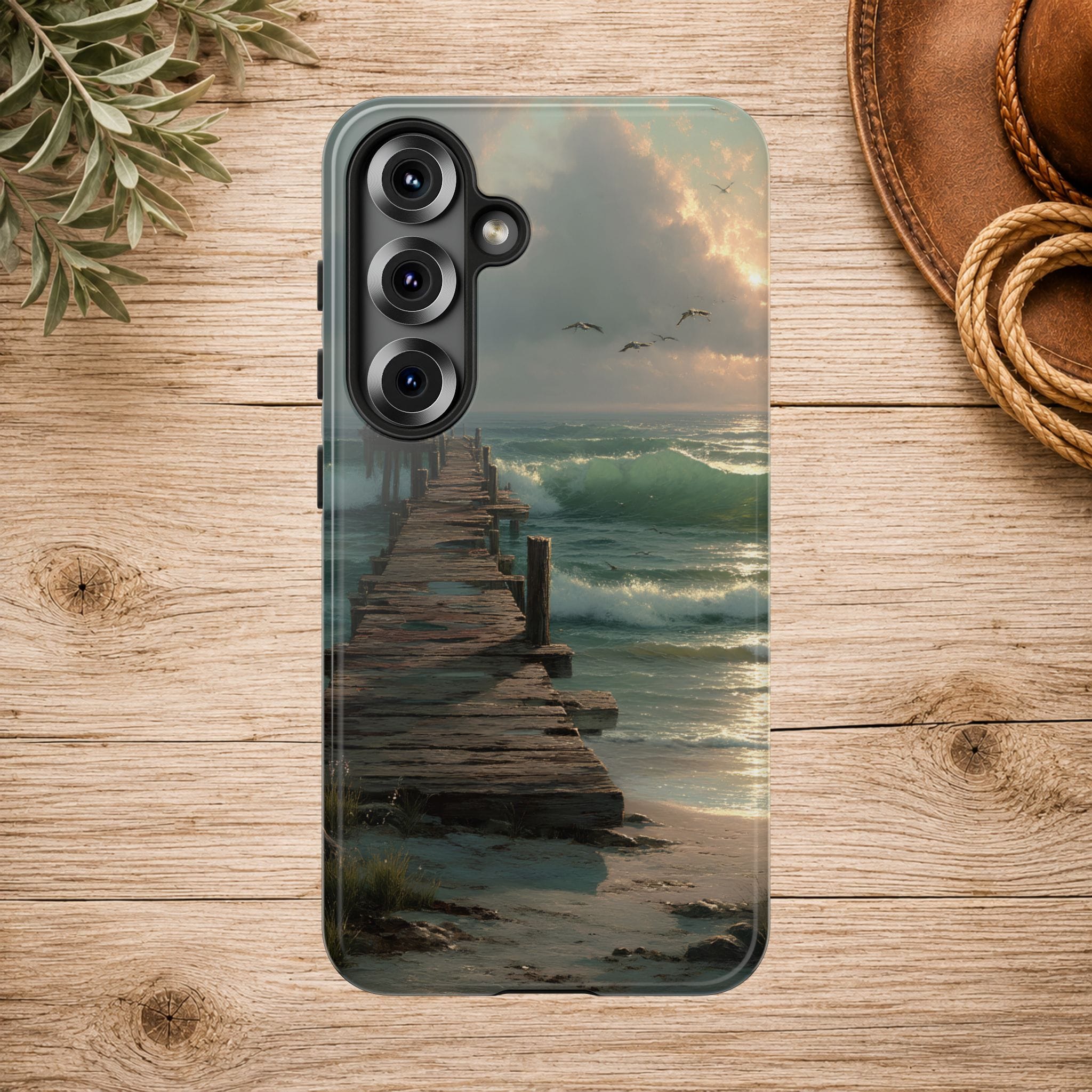 Wooden  Seaside Pier Phone Case