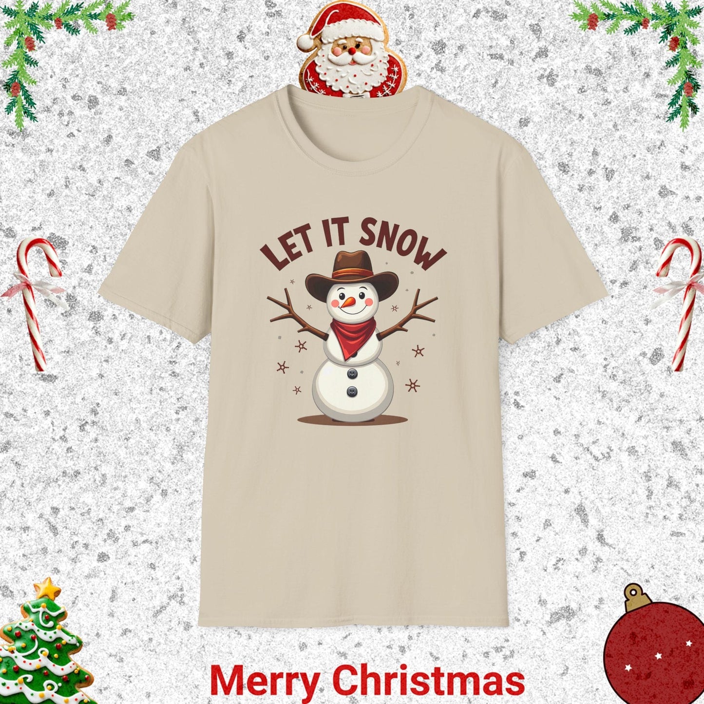 Softstyle Unisex  T-Shirt - Let it Snow