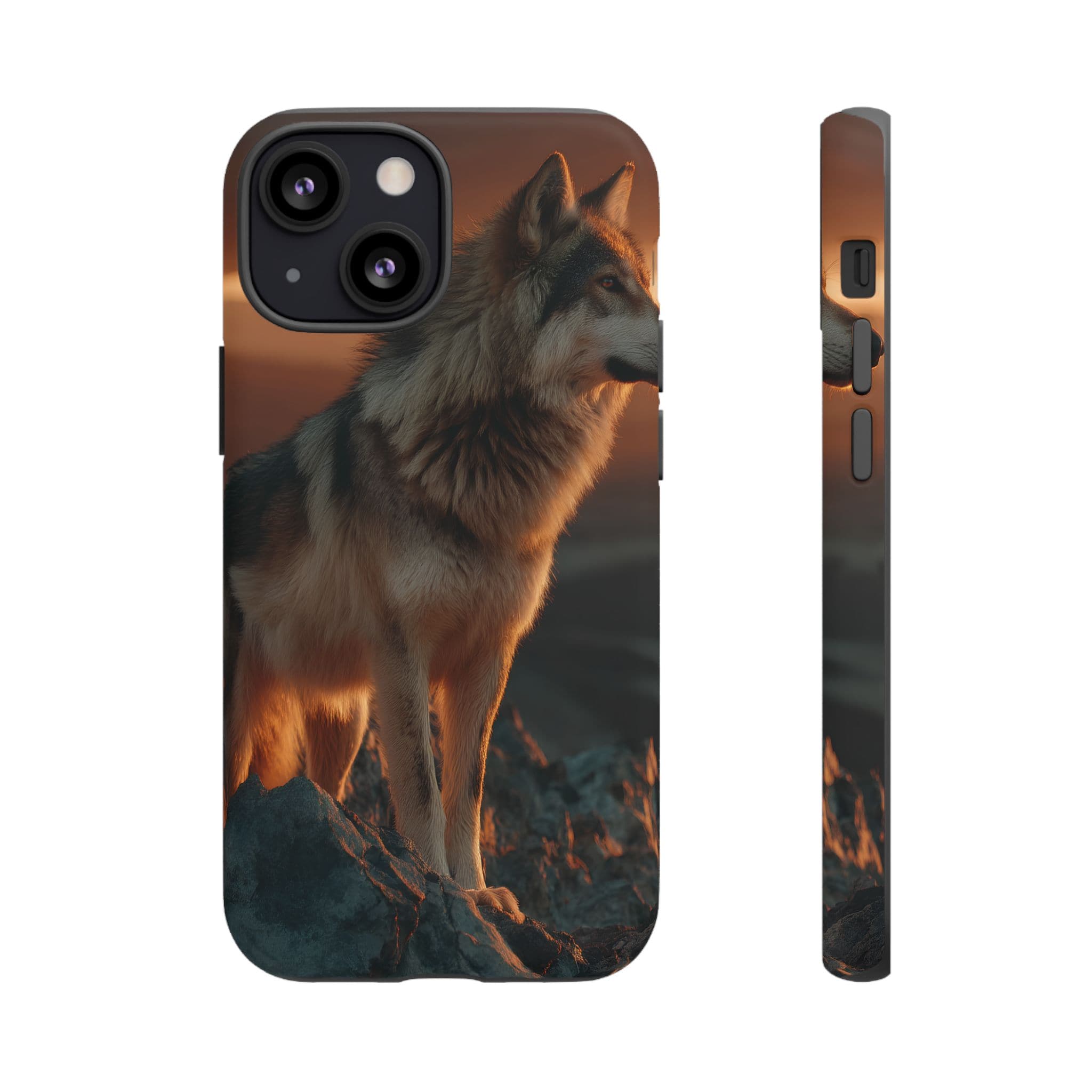 Wolf Sunset Phone Case