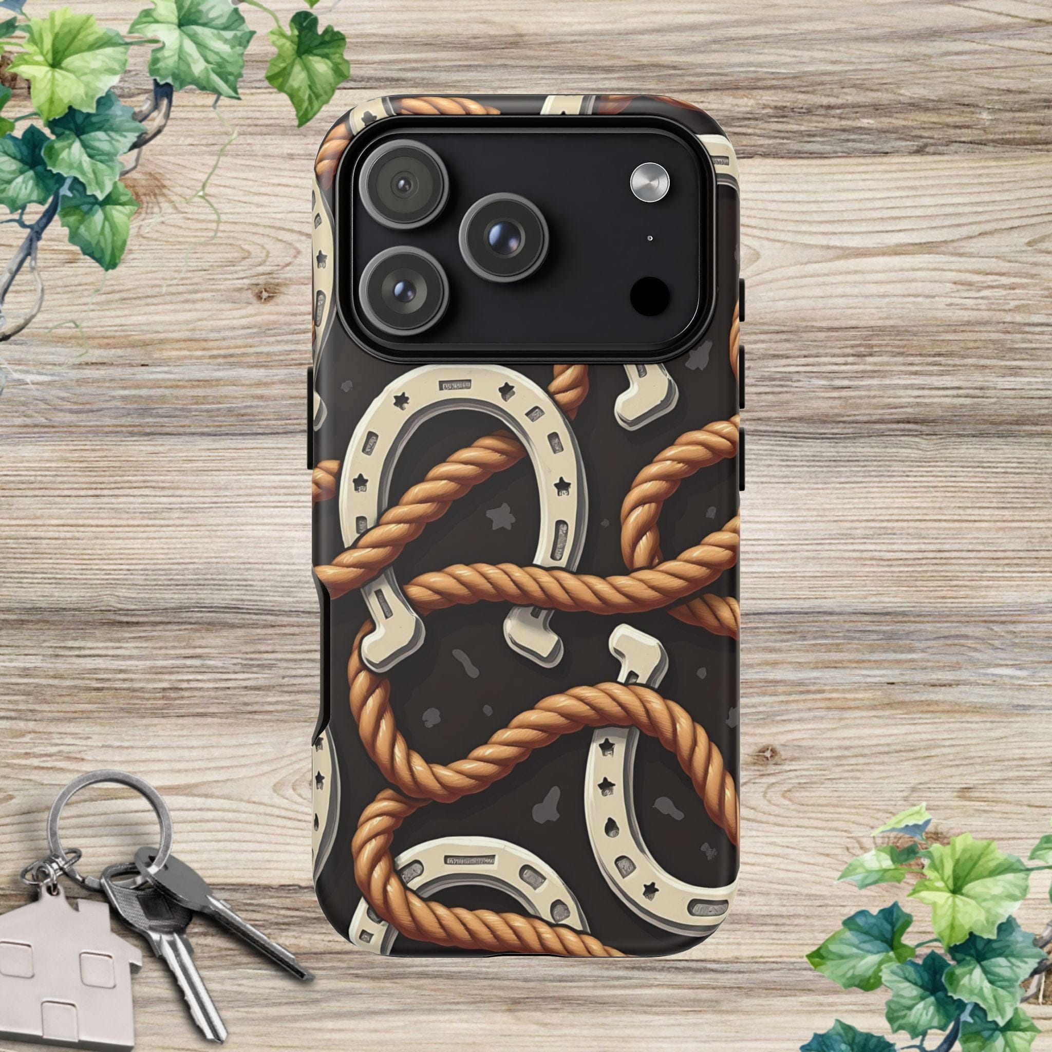 Horseshoes and Ropes-Phone Case
