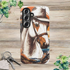 White Hat Horse-Phone Cases