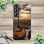 Guitar in a Wet Field -Phone Case