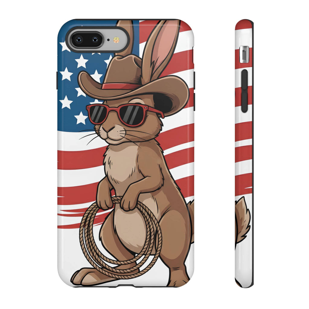 Patriotic Cowboy Bunny Phone Case