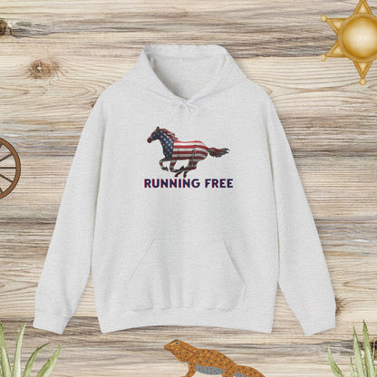 Unisex Heavy Blend™ Hooded Sweatshirt: Running Free