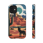 Mountain and Wolf -Phone Case