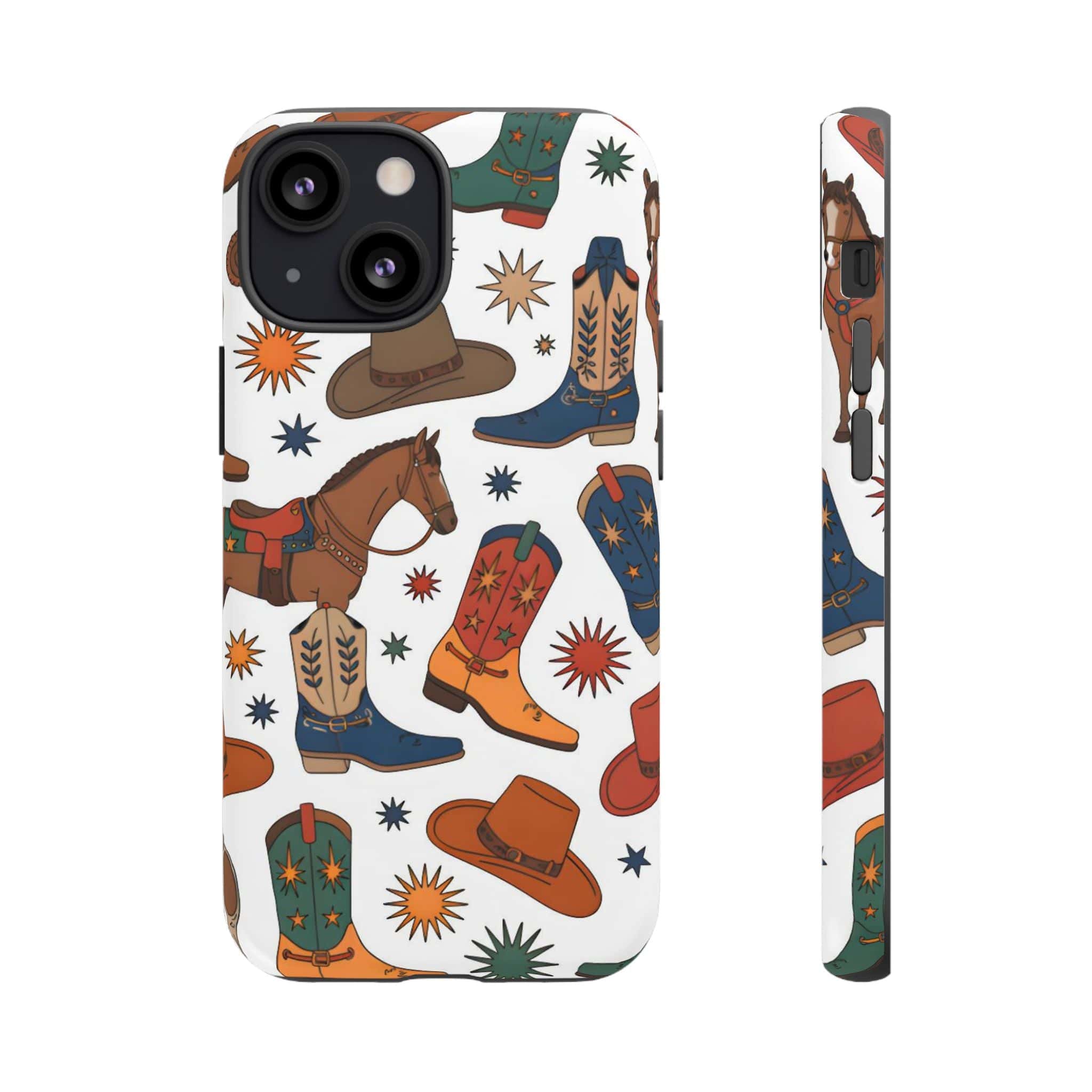 Cowboy Boots, Hats & Horses Phone Case