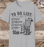 To Do List Coffee T-Shirt —