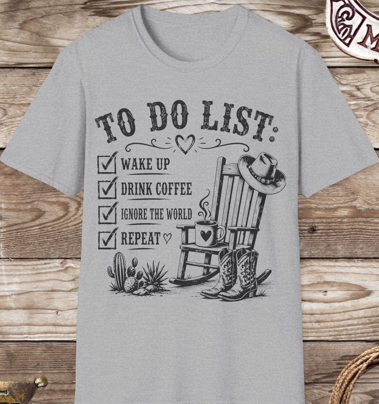 To Do List Coffee T-Shirt —