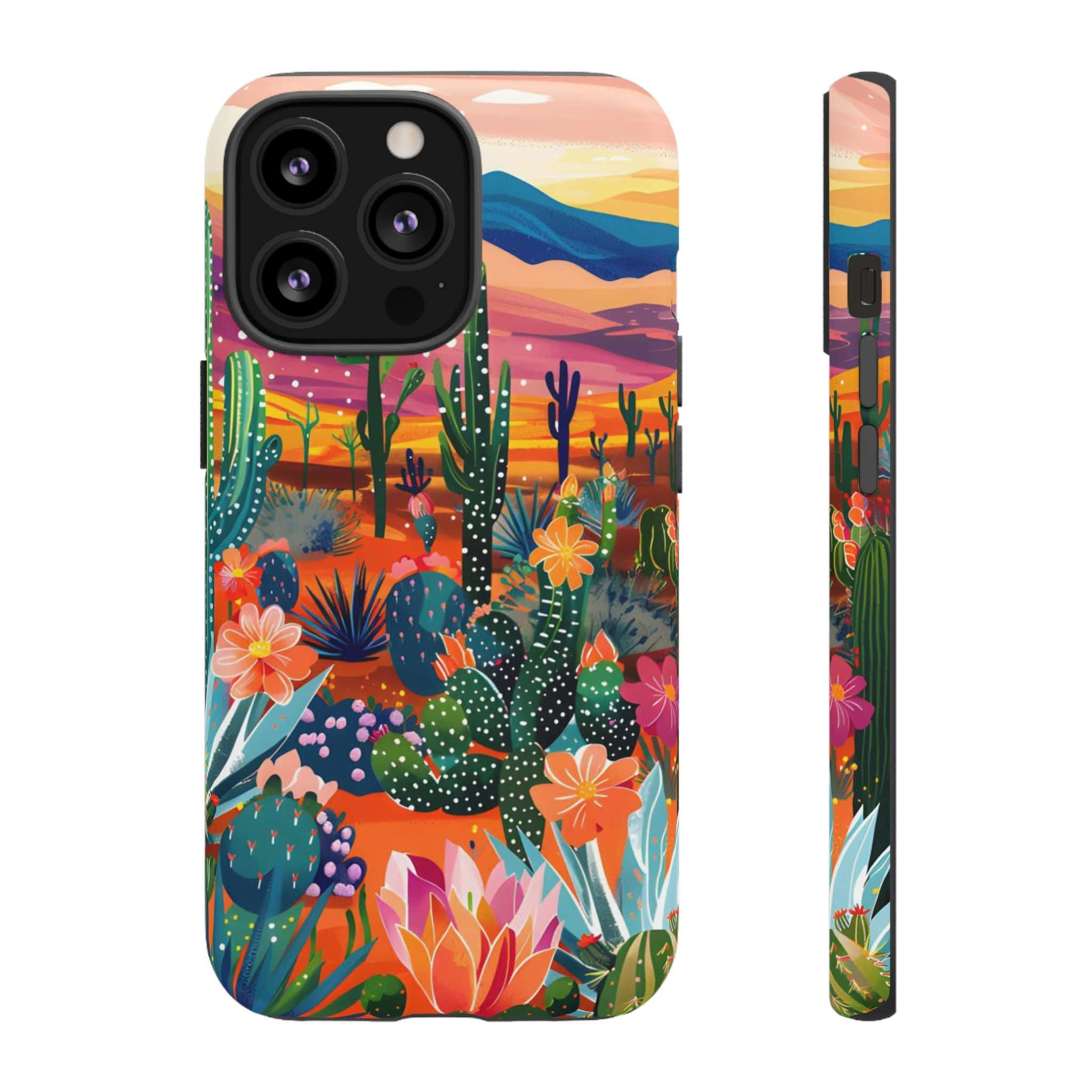 Colorful Cactus Phone Case